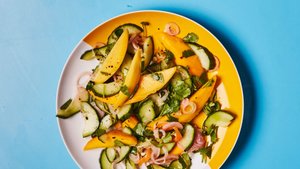 Mango and Cucumber Chow