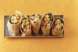 Mango and Shrimp Wraps