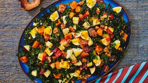 Maple-and-Bacon Fall Chopped Salad