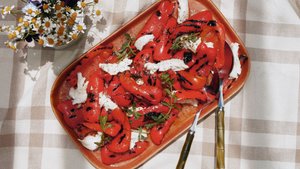 Marinated Grilled Peppers