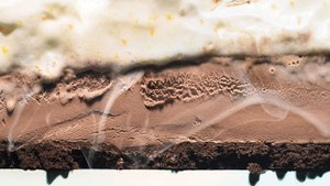 Mexican Chocolate Ice Cream Cake with Orange Meringue