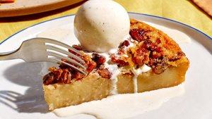 Miso-and-Maple-Pecan Butter Mochi Cake