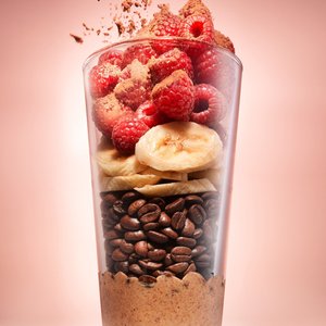 Mocha Berry-Almond Smoothie