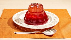Molded Cranberry and Wine Jelly