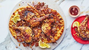 Musakhan (Sumac Chicken With Onions and Flatbread)
