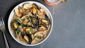 Mussel and Clam Soba With Browned Anchovy Butter