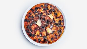 No-Flip Blueberry Oven Pancake