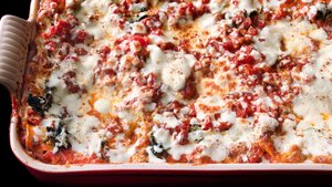 Our Favorite Lasagna With Sausage, Spinach, and Three Cheeses