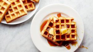 Overnight Yeasted Waffles