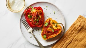 Paneer-Stuffed Peppers