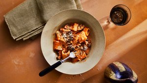 Pasta With Creamy Mushroom Ragù
