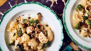 Pasta with Roasted Romanesco and Capers