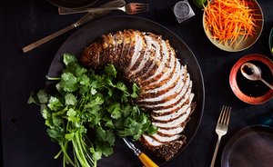 Pastrami-Style Grilled Turkey Breast