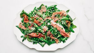 Pea and Prosciutto Salad