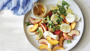 Peach Caprese Salad