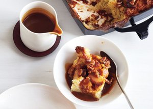 Pecan, Bourbon, and Butterscotch Bread Pudding