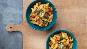 Penne with Roasted Butternut Squash