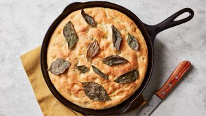 Perilla Leaf Focaccia