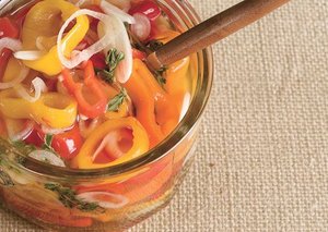 Pickled Peppers with Shallots and Thyme