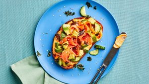 Ponzu Salmon and Avocado Toast
