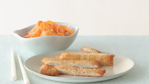 Pork Katsu with Quick Carrot Pickles