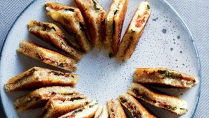 Prosciutto, Watercress, and Fontina Toasties