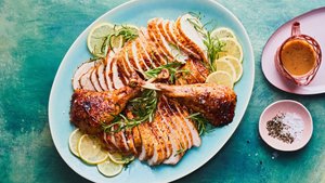 Quick Thanksgiving Turkey with Lemon-Garlic Butter