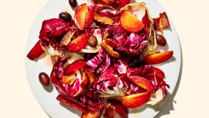 Radicchio and Plum Salad