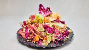Radicchio Salad With Blue Cheese Dressing