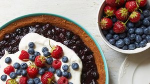 Red, White, and Blueberry Pie