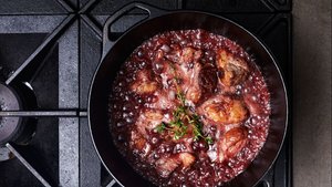 Red Wine-Braised Short Rib Stew with Potatoes, Carrots, and Mushrooms