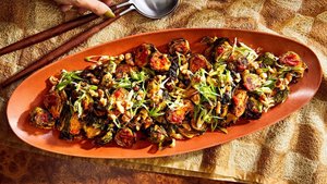 Roasted Brussels Sprouts With Gochujang Brown Butter