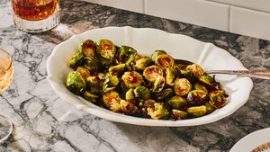 Roasted Brussels Sprouts With Pancetta and Garlic