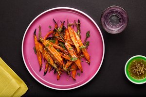 Roasted Carrots with Fennel-Brown Butter