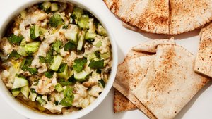 Roasted Eggplant and Pickle Dip