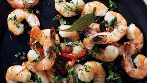 Roasted Shrimp with Chile Gremolata