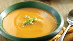 Roasted Sweet Potato and Ginger Soup