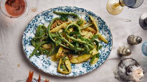 Romano Beans with Mustard Vinaigrette