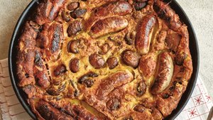 Sausage and Mushroom Toad-in-a-Hole