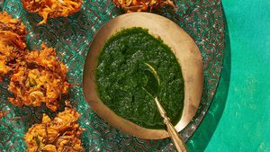 Scallion, Cilantro, and Mint Chutney