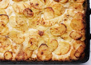Scalloped Potatoes with Caramelized Fennel