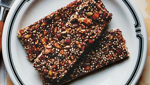 Seedy Cherry-Quinoa Bars