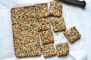 Sesame-Peanut Bars
