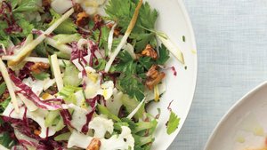 Shaved Cauliflower and Radicchio Salad