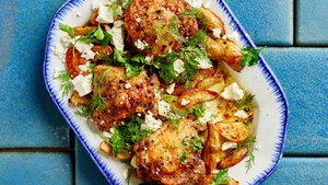 Sheet-Pan Lemon Chicken and Potatoes