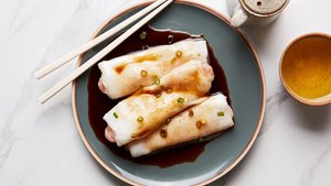 Shrimp Cheung Fun (Rice Rolls)