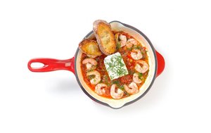 Shrimp Saganaki