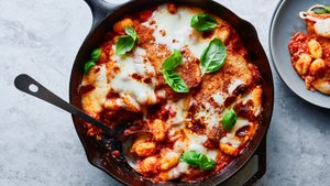 Skillet Chicken Parmesan With Gnocchi