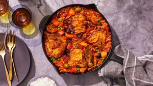 Skillet-Roasted Chicken Afritada