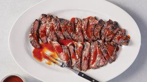 Skirt Steak With BA.1. Sauce